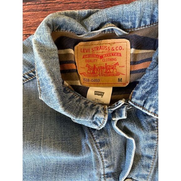 Custom Designed Levi’s Trucker Jacket Size M - Picture 7 of 10
